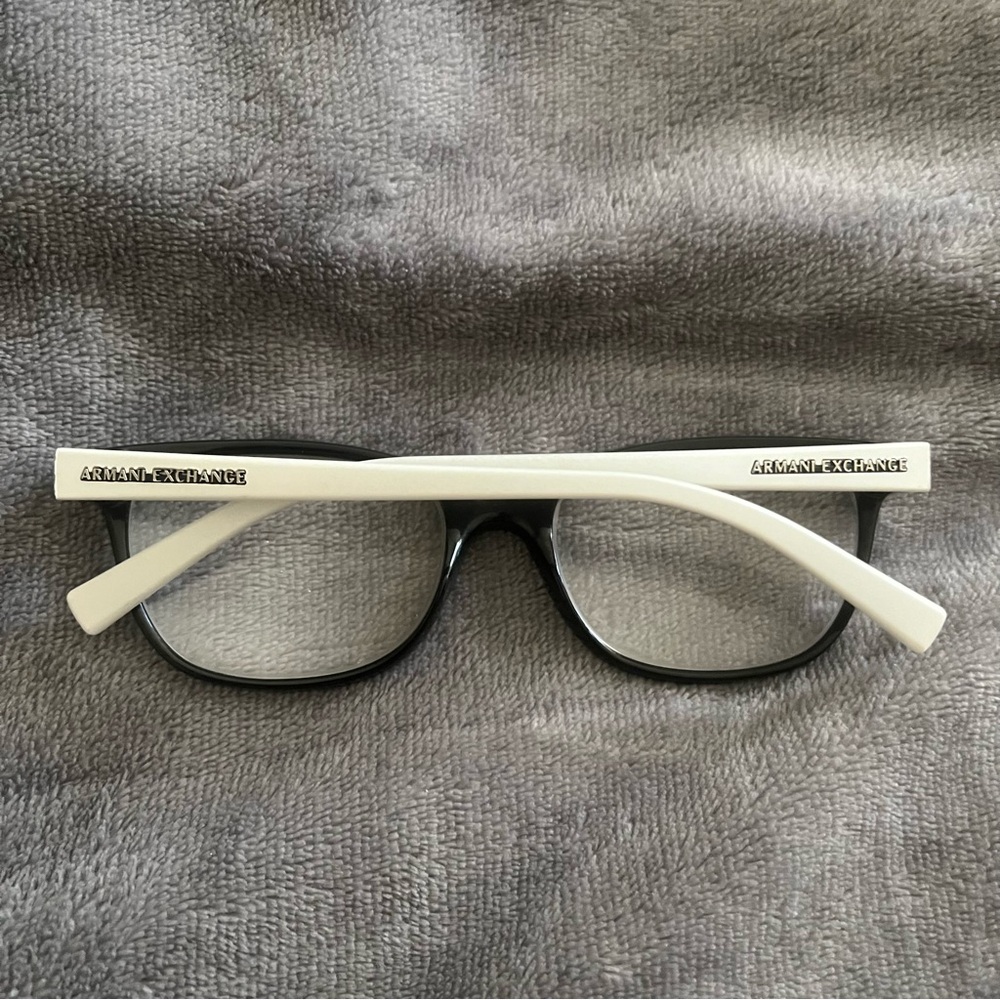 Armani Exchange Black and White Eyeglasses - Picture 6 of 8